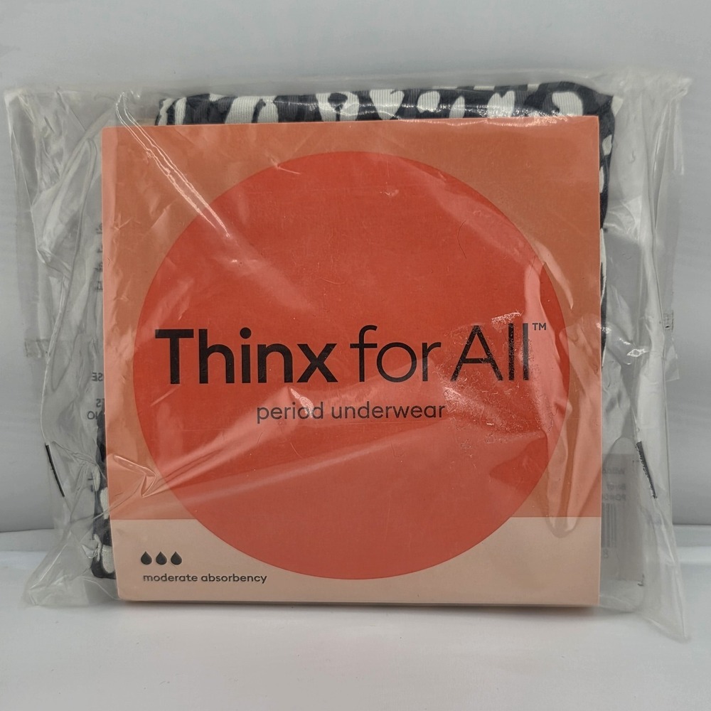 Thinx for All Period Underwear Womens Size S Wildcat Brief‎ Moderate Absorbency